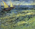 Barcos de pesca en el mar Vincent van Gogh